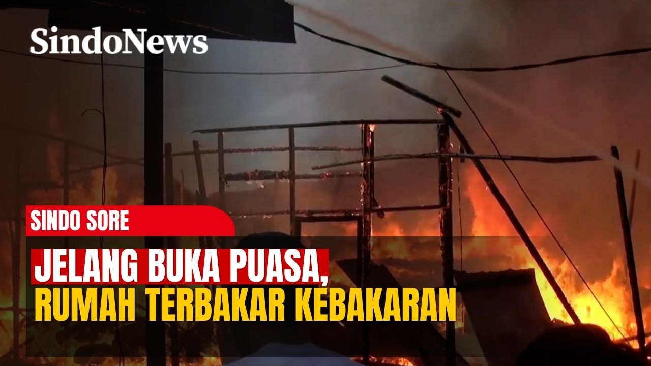 Menjelang Buka Puasa, Rumah Ludes Terbakar Diduga Akibat Korsleting Listrik | Sindo Sore | Part 01