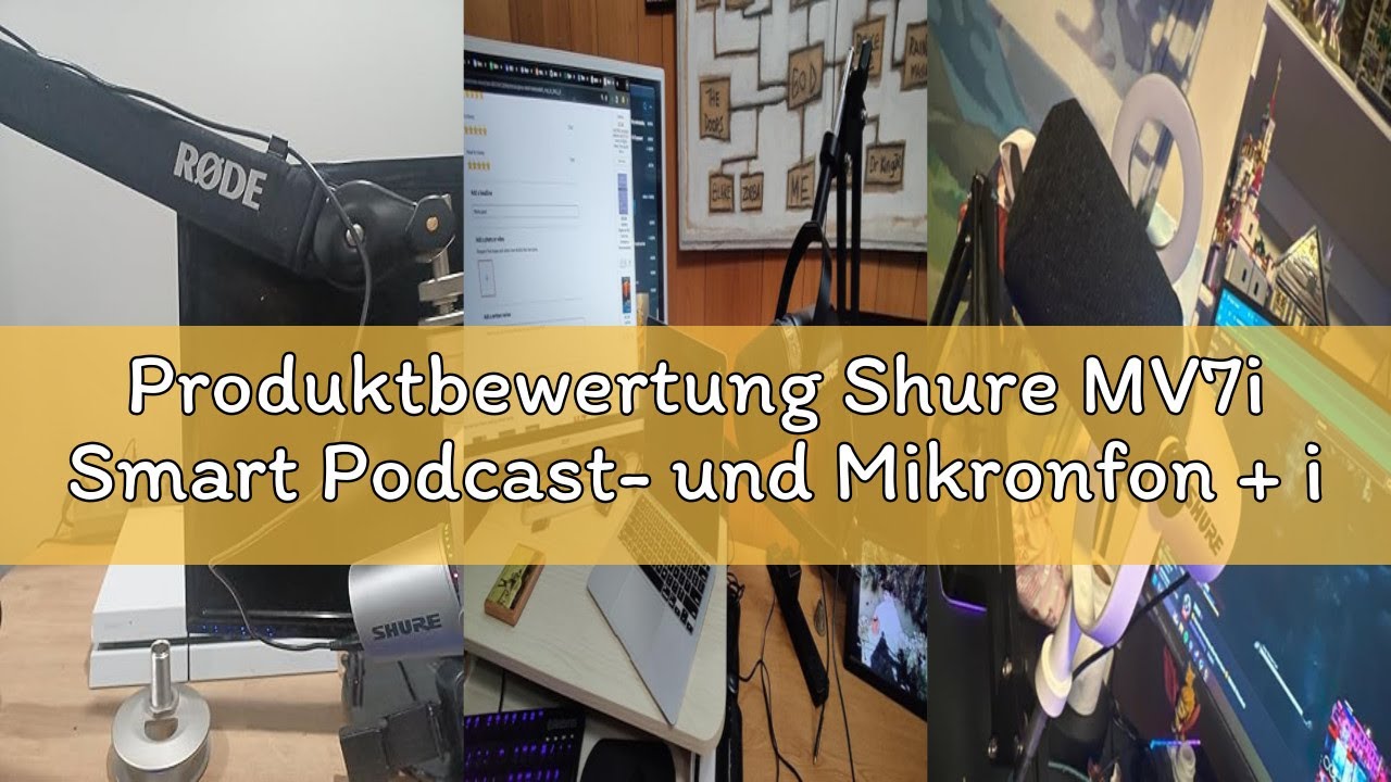 Produktbewertung Shure MV7i Smart Podcast- und Mikronfon + integriertes Audio-Interface – Ausrüstung