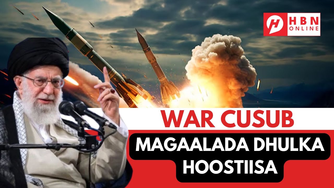 WAA LA YAABAY: IIRAAN OO SOO BANDHIGTAY MAGAALO DHAN OO DHULKA HOOSTIISA OO WADA GANTAALLO AH