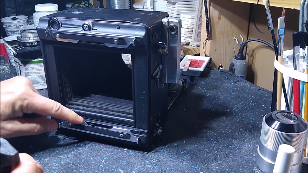 Graflex Speed Graphic Restoration Part 6 (Graflok Film Holder Back Restoration)