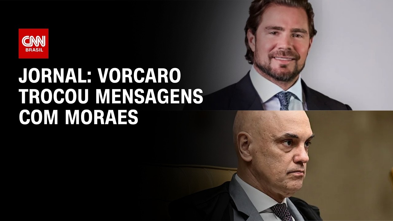 Vorcaro trocou mensagens com Moraes no dia em que foi preso, diz jornal | BASTIDORES CNN