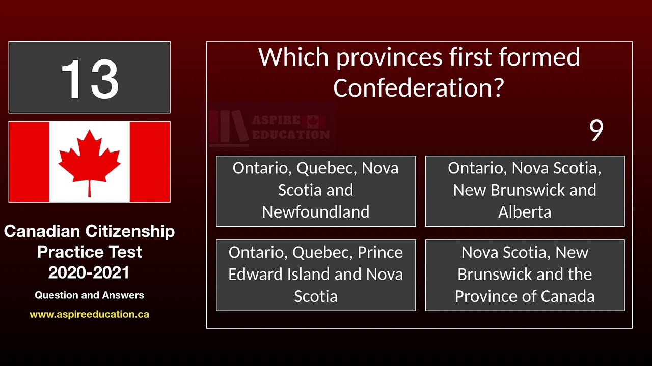 Canadian Citizenship Practice Test 2023| 25 Question and Answer | Aspire Education | Part 2/4