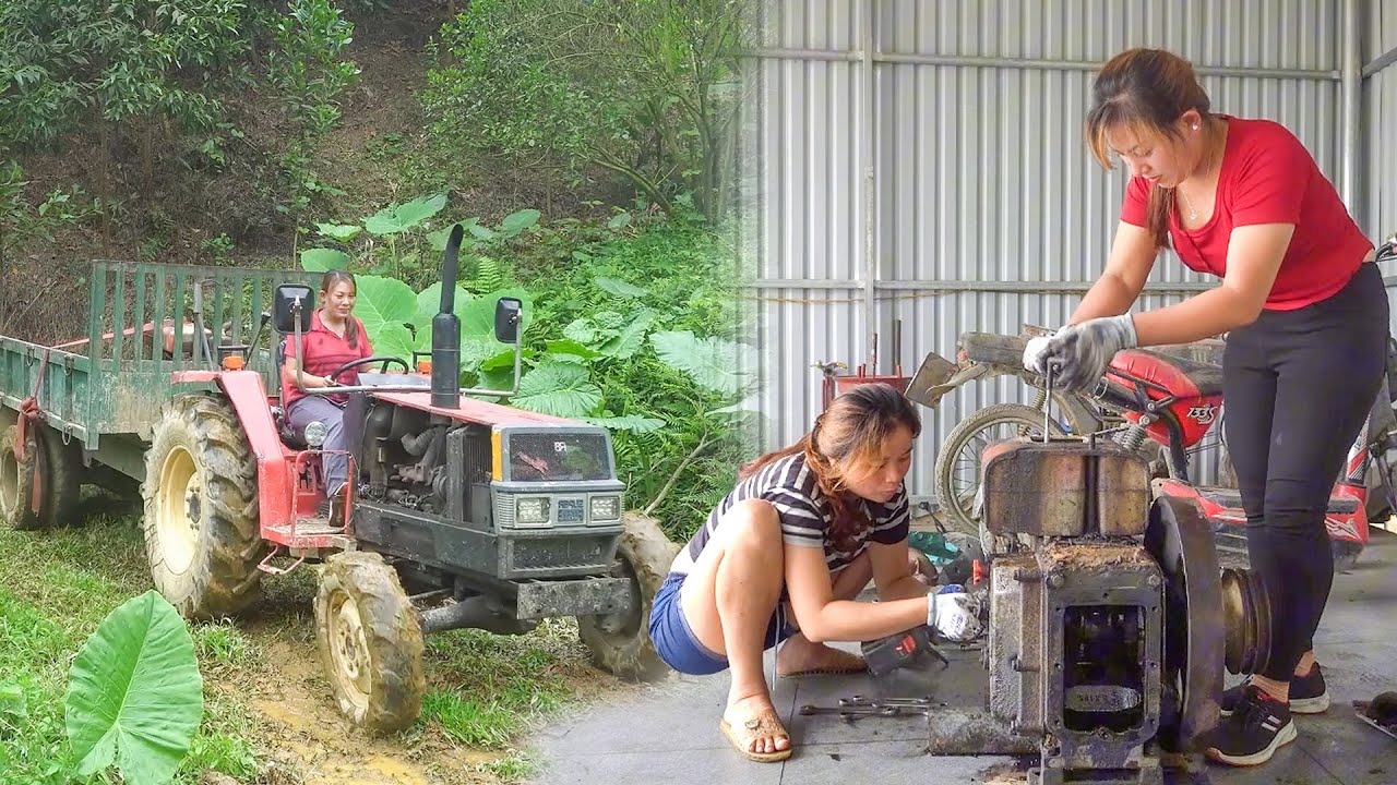 Forgotten for 10 Years: Watch Her Bring This Diesel Engine (D15) Back to Life!