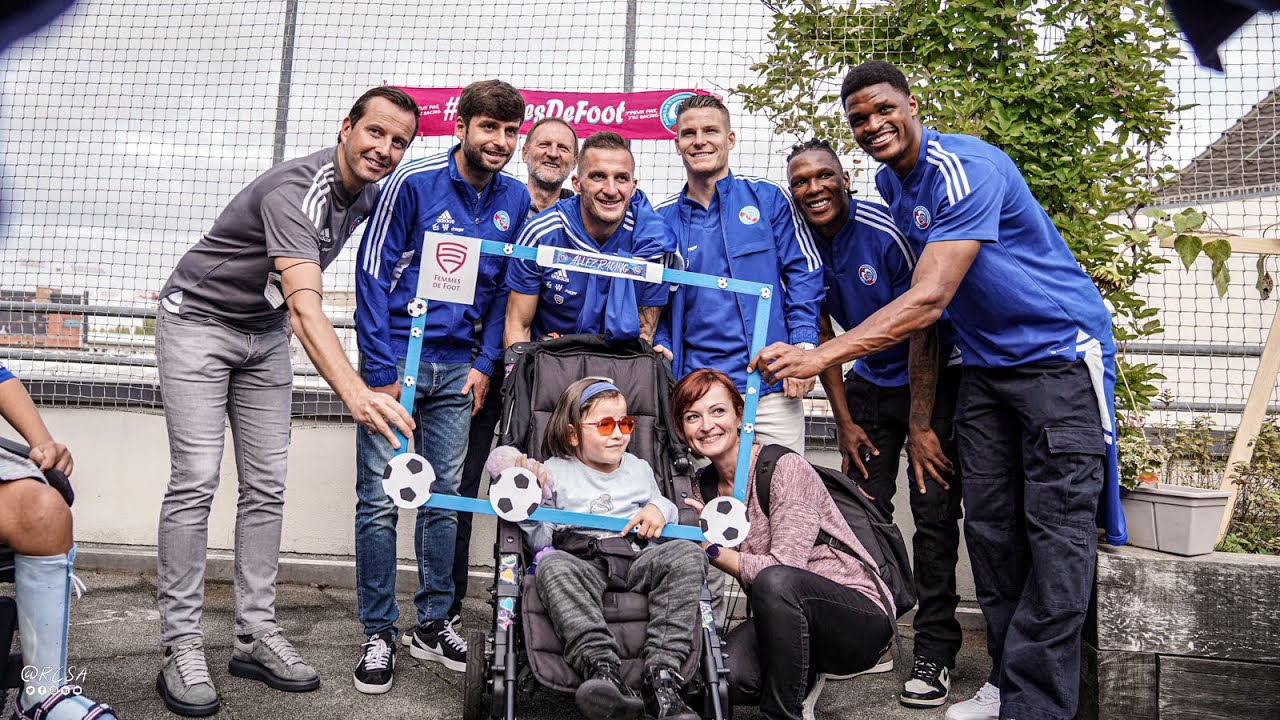 Le Racing en visite à l'IURC de Strasbourg