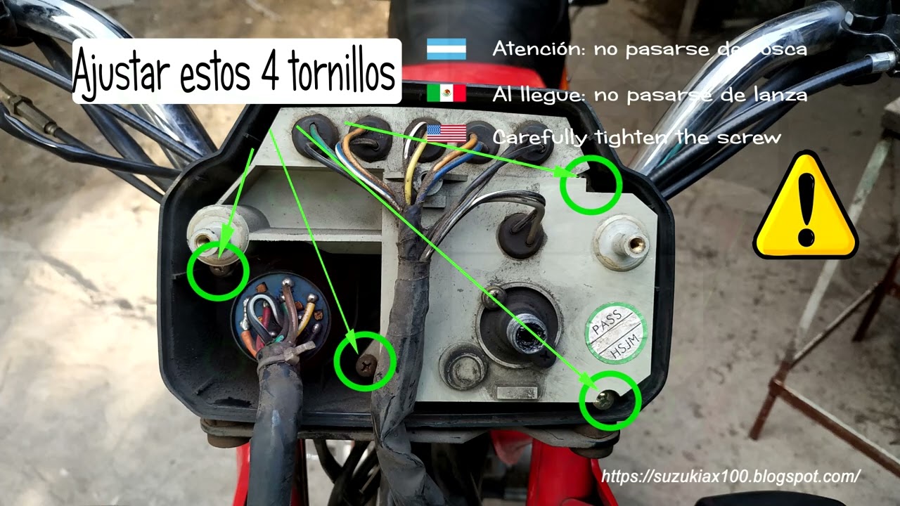 Ruido a plastico en el tablero I Suzuki Ax100 I Solución