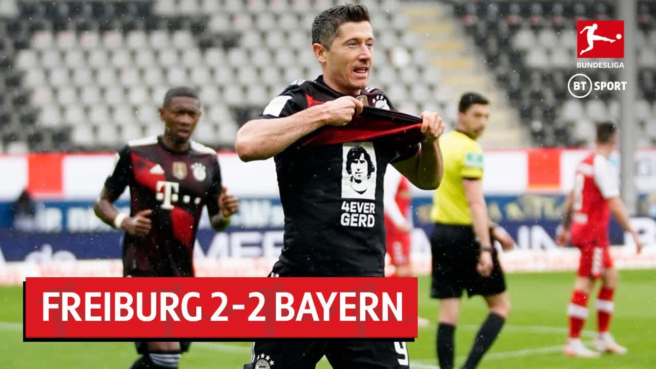 Freiburg v Bayern Munich (2-2) | 40-Goal Lewandowski Equals Record | Bundesliga Highlights