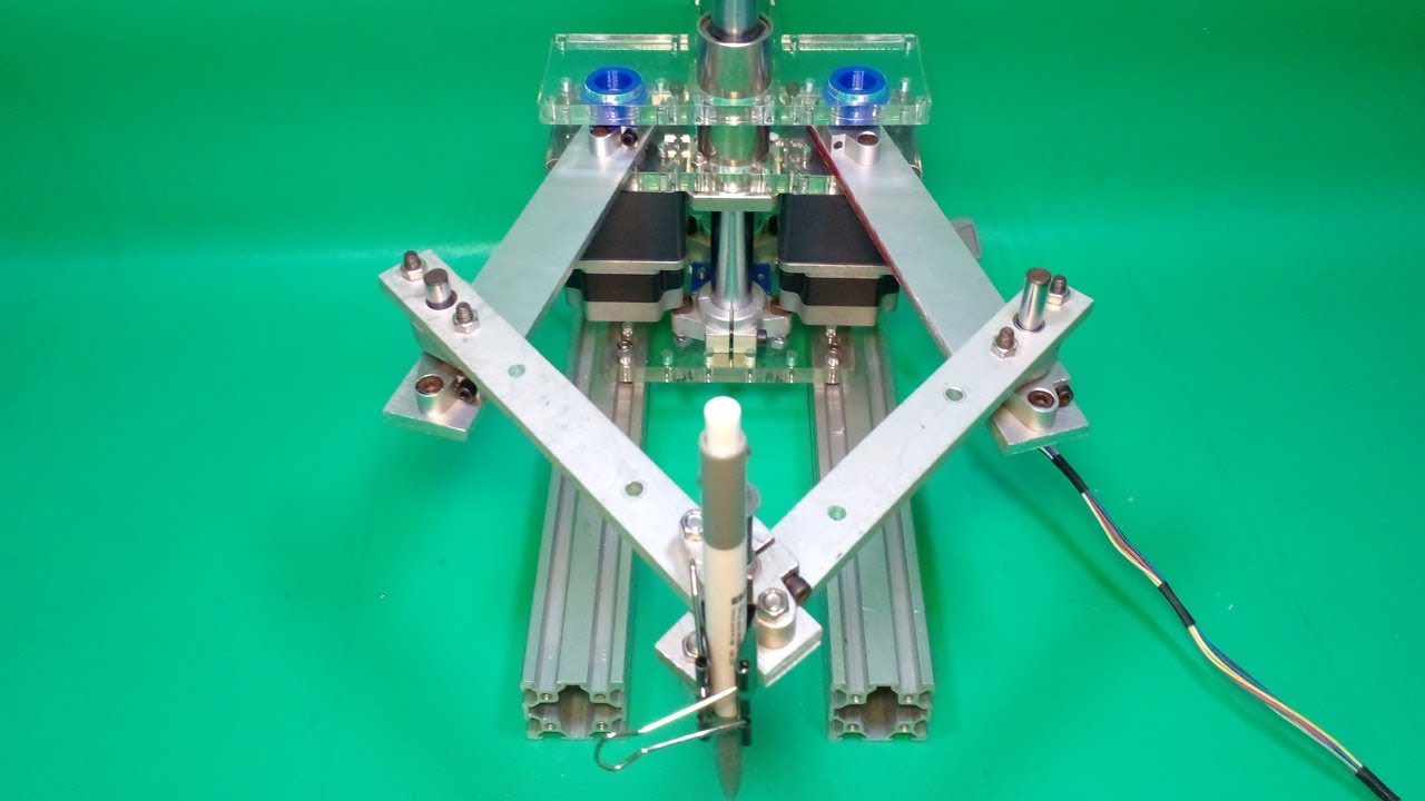 Steps to Building Your Own Scara DIY Robot Homemade Parallel Dual Arm Robotic Acrylic 3D Printer.