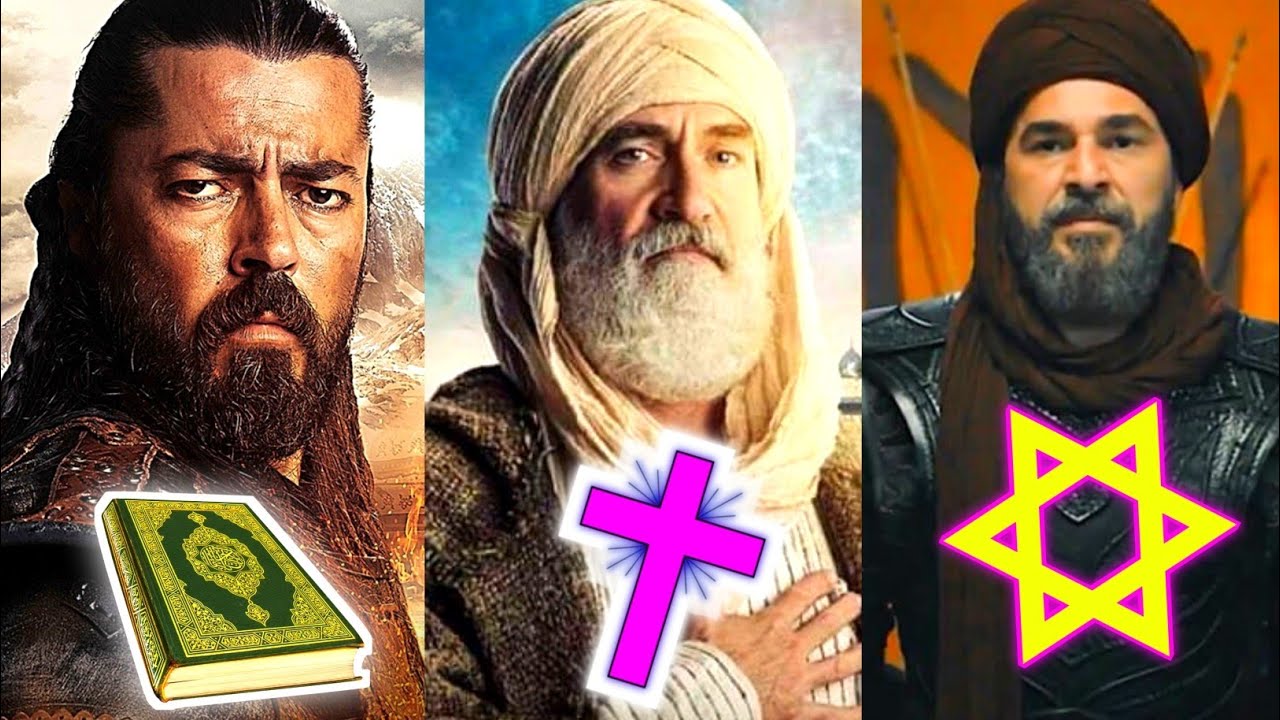 ديانات وأعمار جميع ممثلين مسلسل قيامة ارطغرل ||| لن تصدق بعض ديانتهم !!!