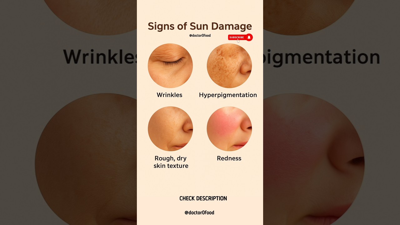 Warning Signs of Sun Damage | How the Sun Secretly Ages Your Skin #healthylifestyle #sundamage
