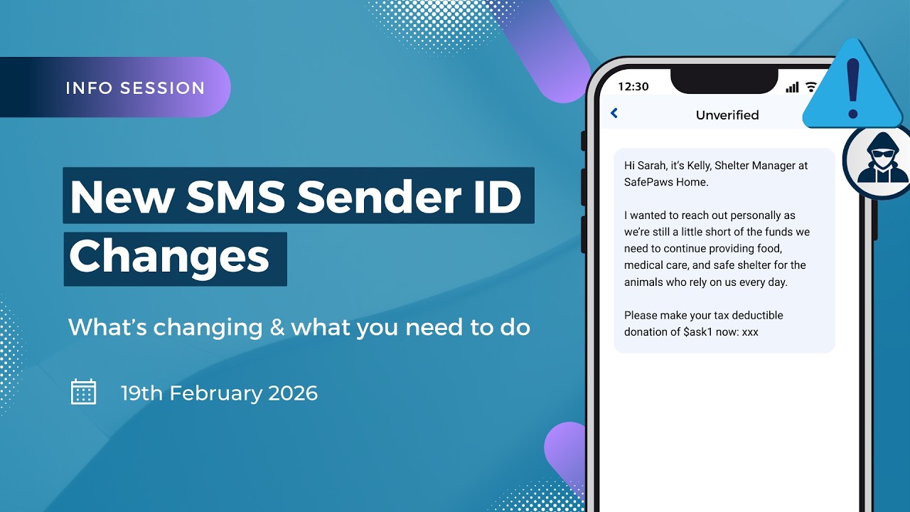 New SMS Sender ID Changes