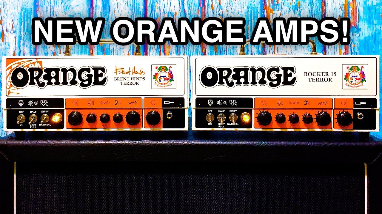 Orange Brent Hinds Terror VS Rocker 15 Terror - NEW ORANGE AMPS !