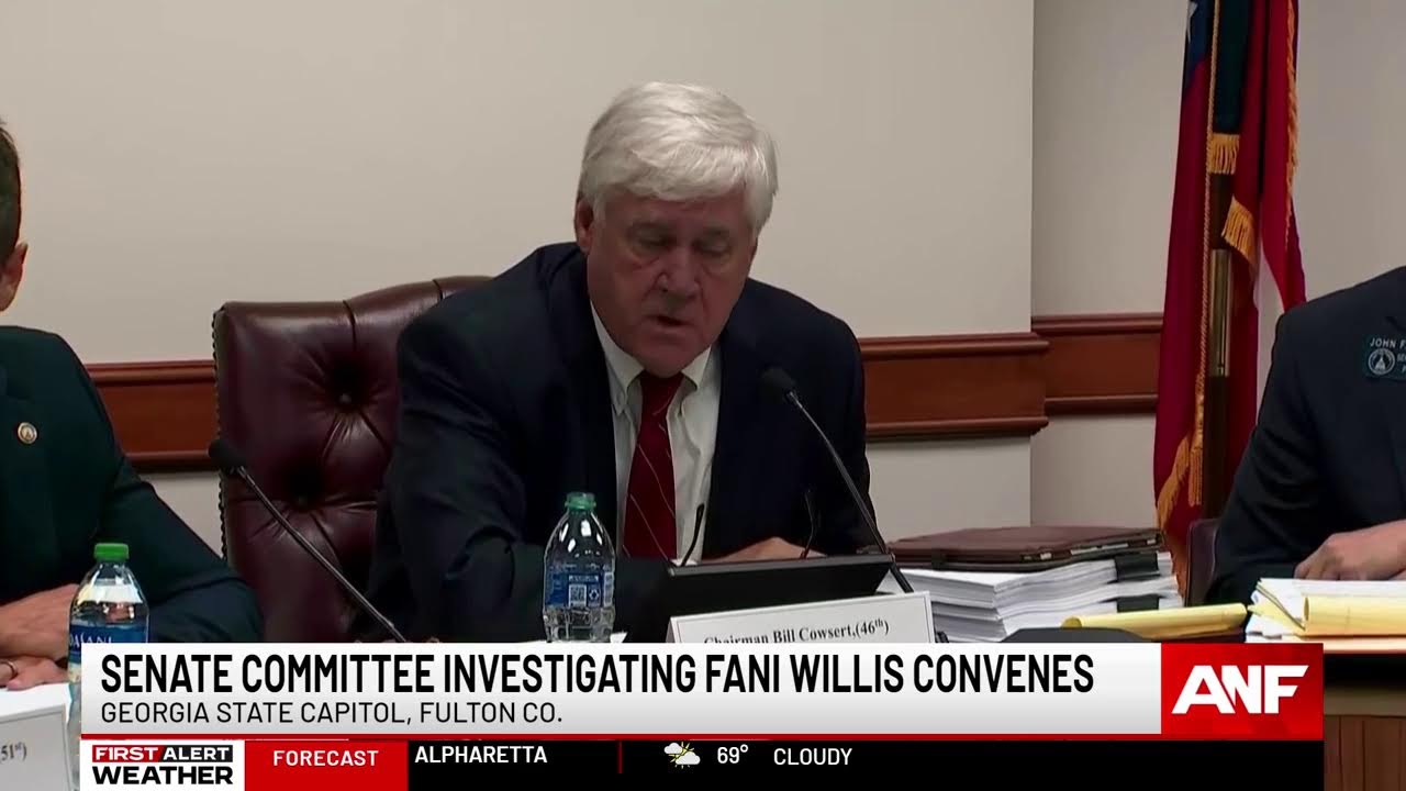 WATCH LIVE: Senate committee investigating DA Fani Willis meet in Fulton County