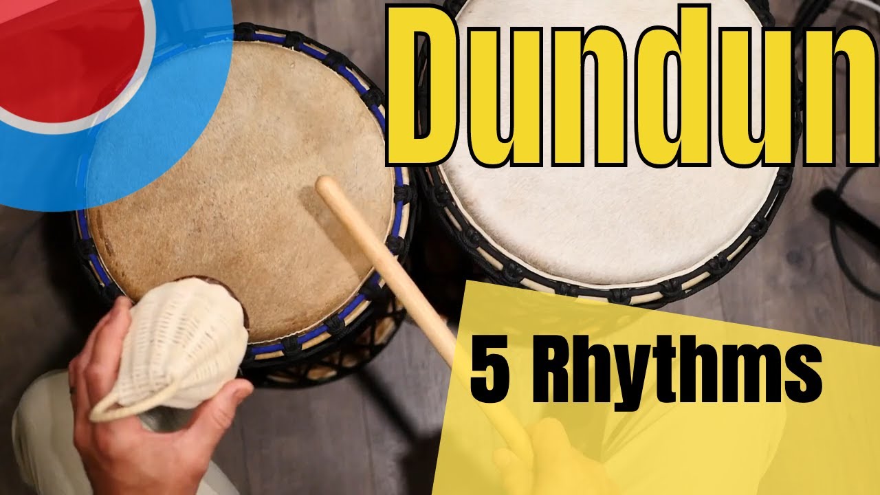 5 базовых рисунков Dundun — начальная игра на барабанах