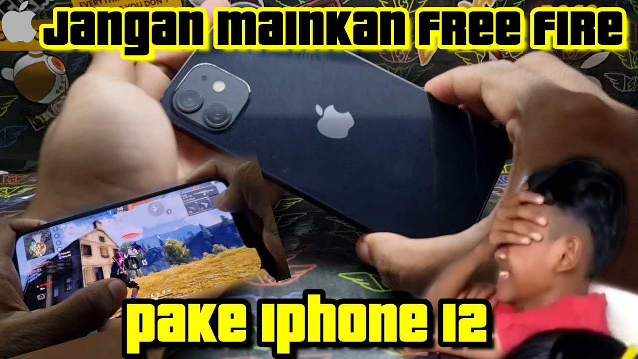 iPhone 12 64GB Gameplay Test Free Fire Max || Handcam || Apple A14 Bionic (5 nm) || Li-Ion 2815 mAh