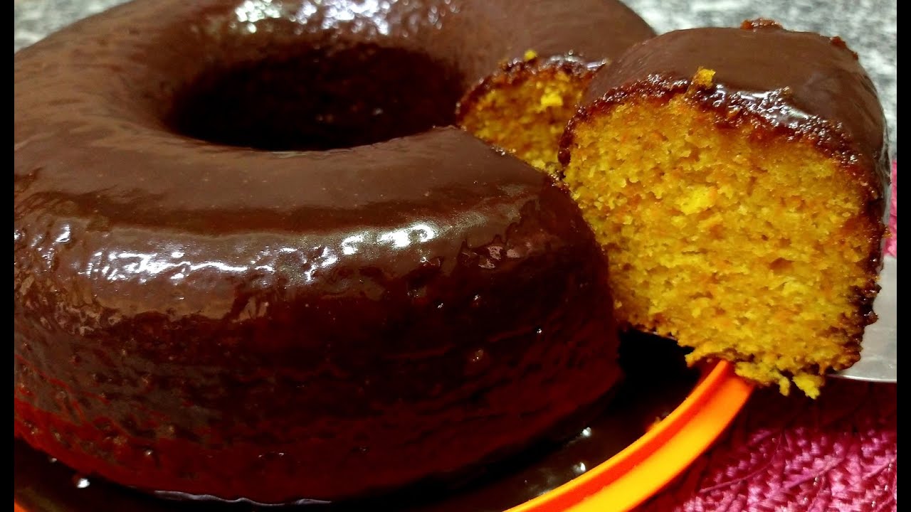 BOLO DE CENOURA FÁCIL SEM LIQUIDIFICADOR FEITO A MÃO O MELHOR QUE FIZ ATÉ HOJE FOFINHO E GOSTOSO