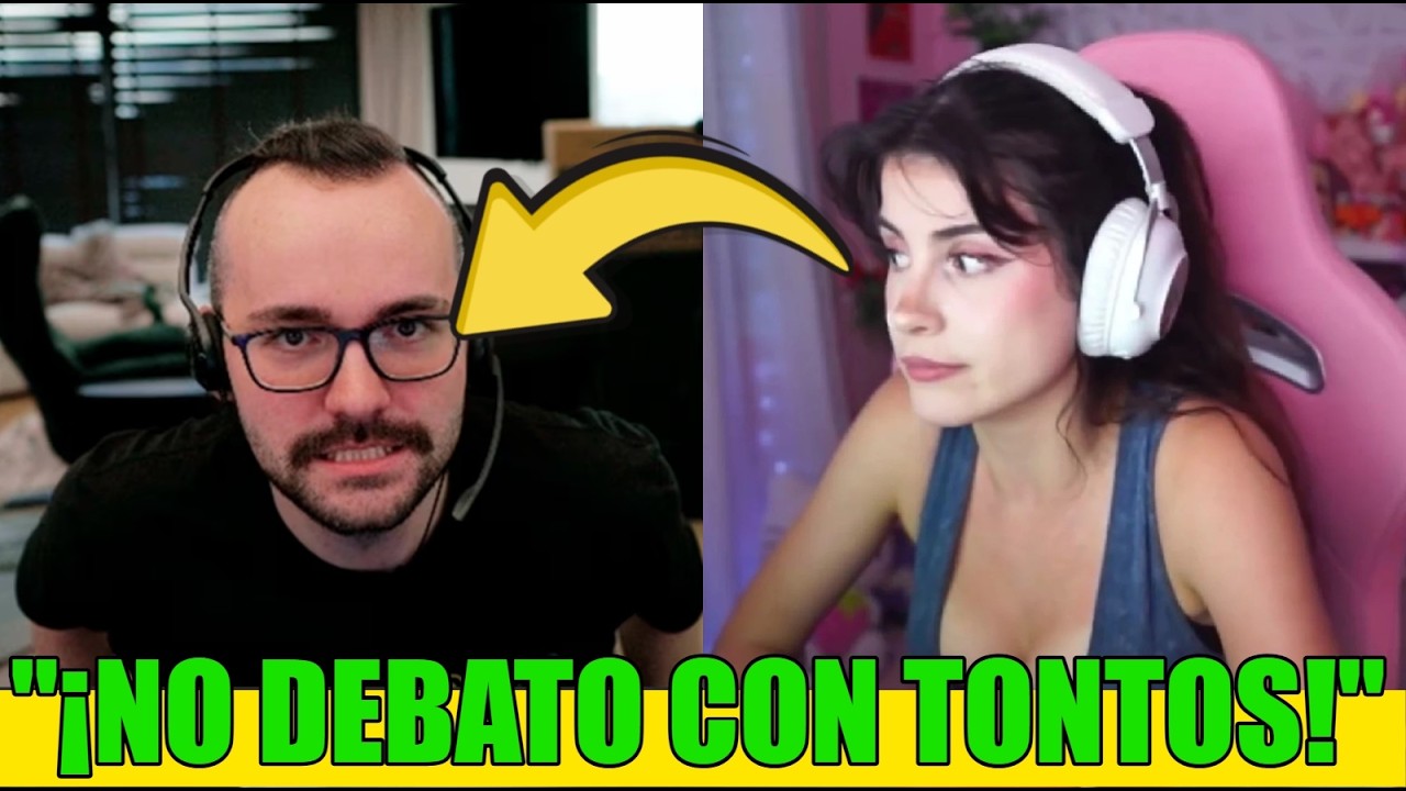 ABBY HUYE DE DEBATIR CON XOKAS Y LO INSULTA