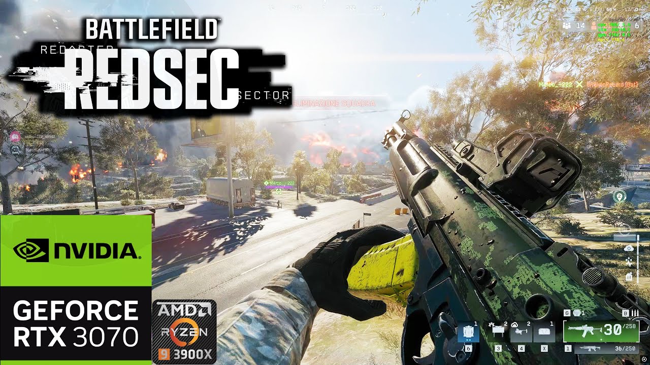 Battlefield 6 REDSEC | Test RTX 3070 - Ryzen 9 3900x - 32 GB RAM | GRAFICA ESTREMA / DLSS / FHD