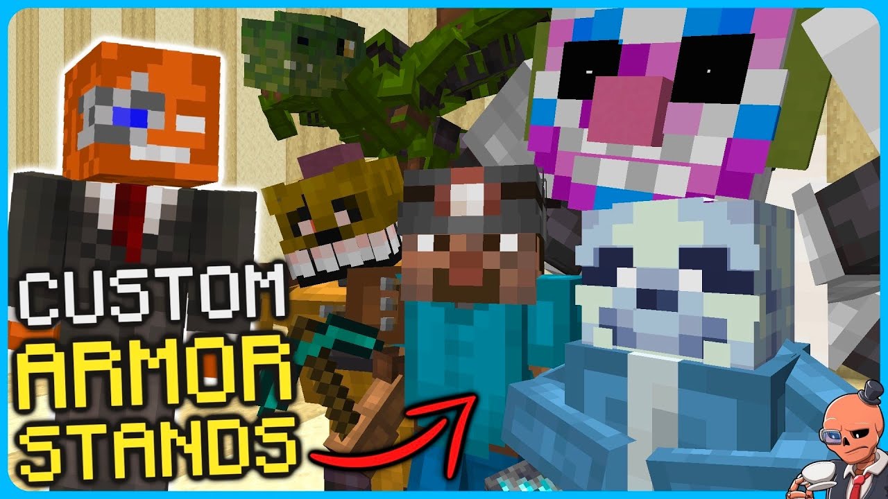 Как сделать собственные модели стоек для брони в Minecraft