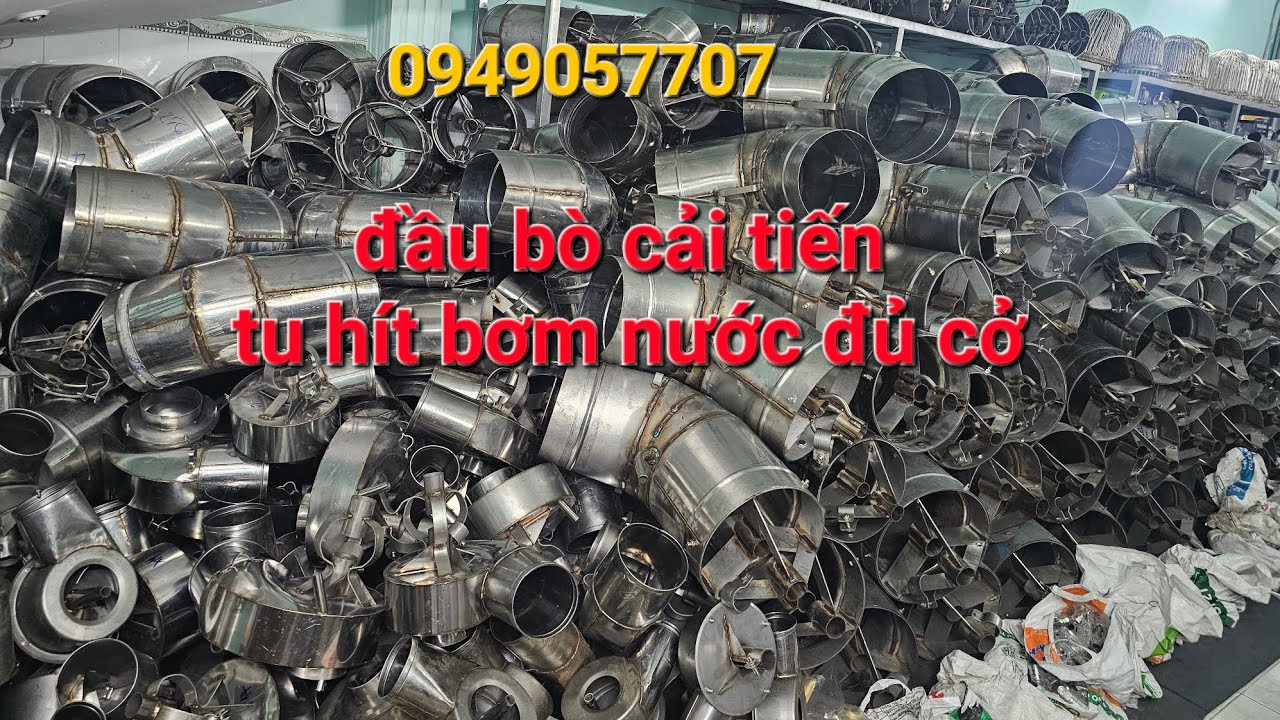 đầu bò bơm nước cải tiến ,đầu bò bơm bùn đủ cở