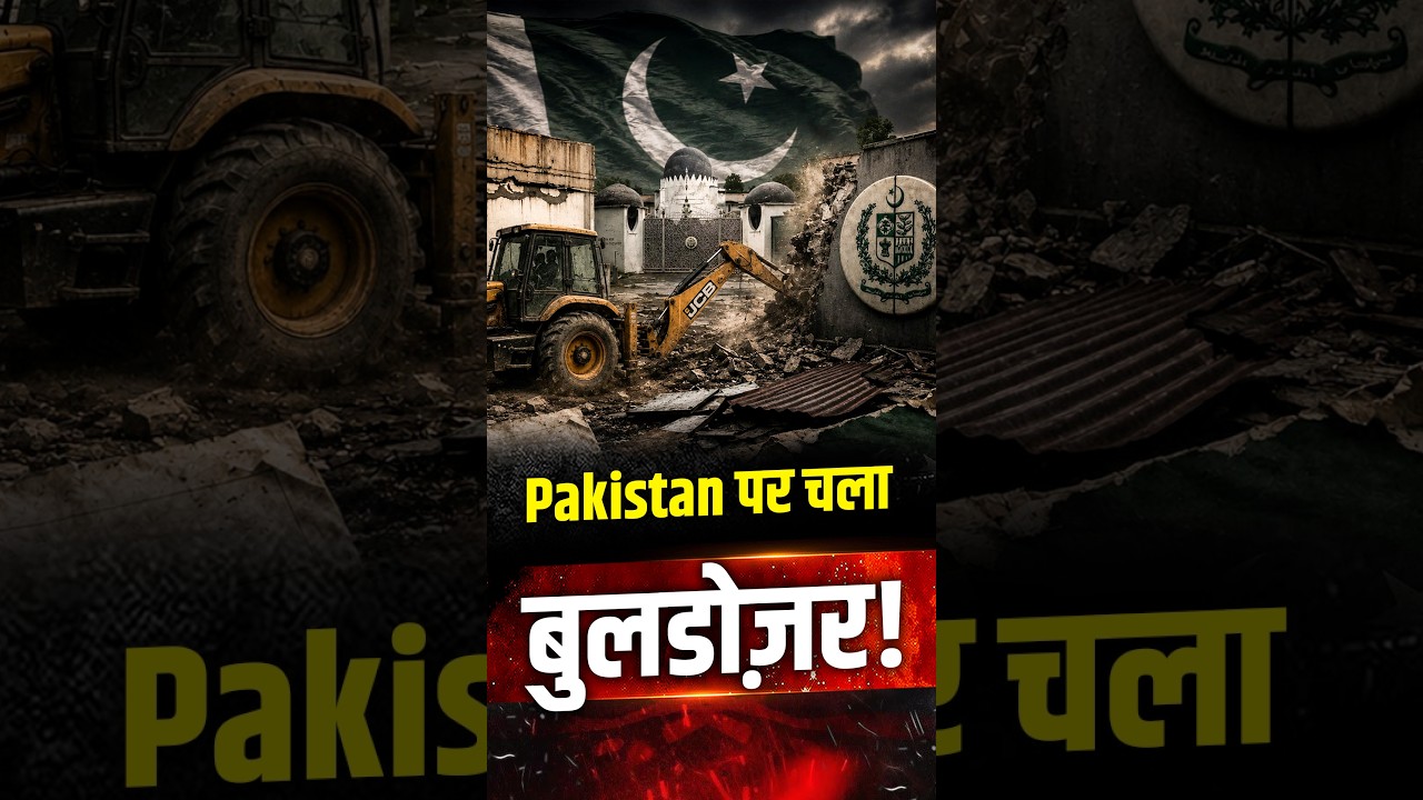 Pak High Commission पर चला Bulldozer! India Demolishes Encroachments Outside Pakistan Embassy |