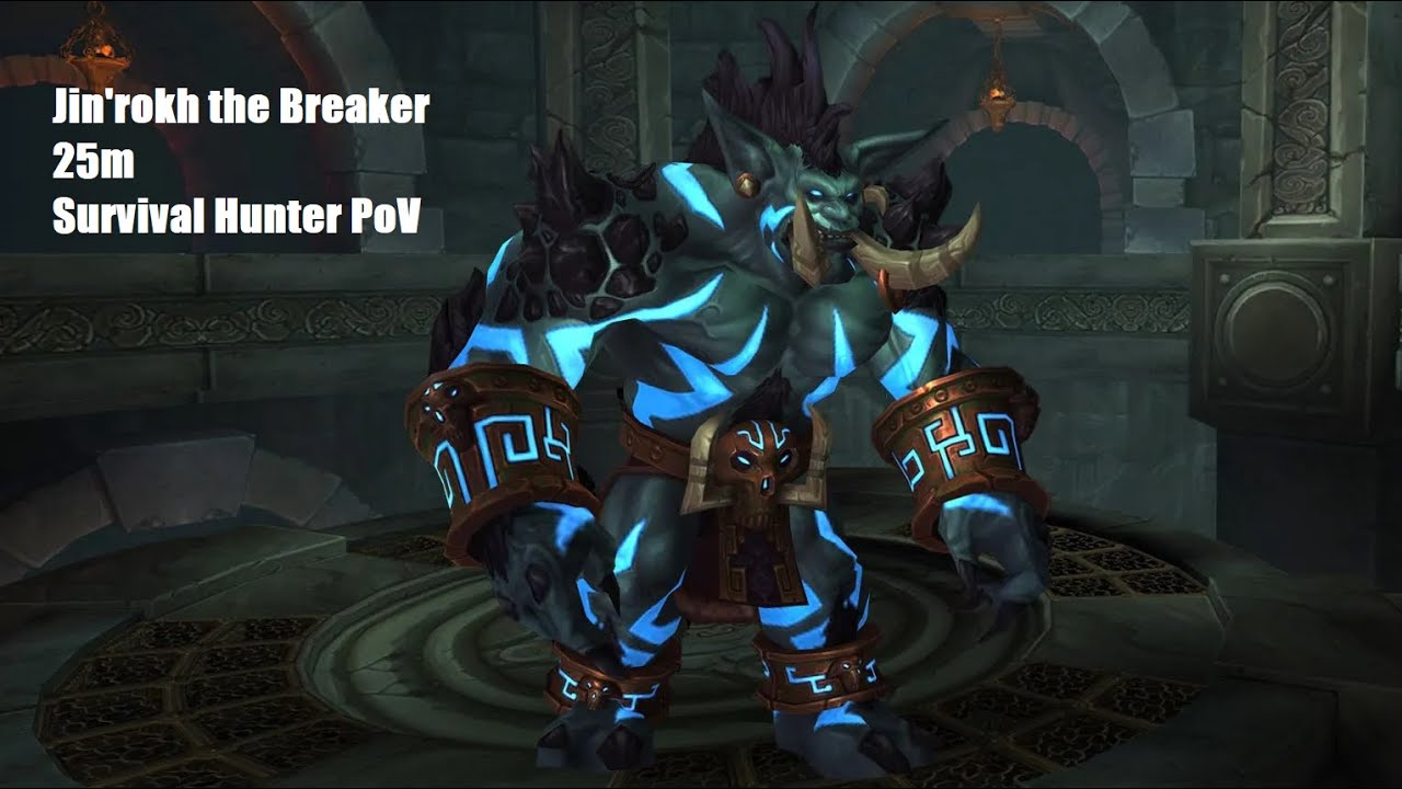 Jin'rokh the Breaker Heroic 25m | Throne of Thunder | Survival Hunter PoV | Mist of Pandaria Classic