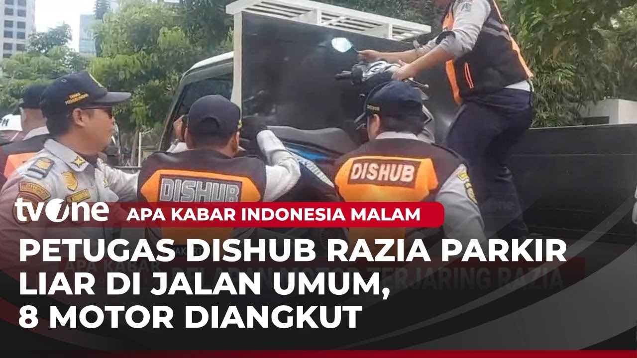 Delapan Motor yang Parkir Liar Diangkut Dishub | AKIM
