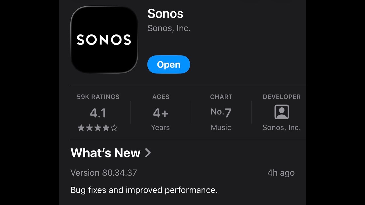 Обновление приложения Sonos + прошивка динамика 17.7 &mdash; тест фильма