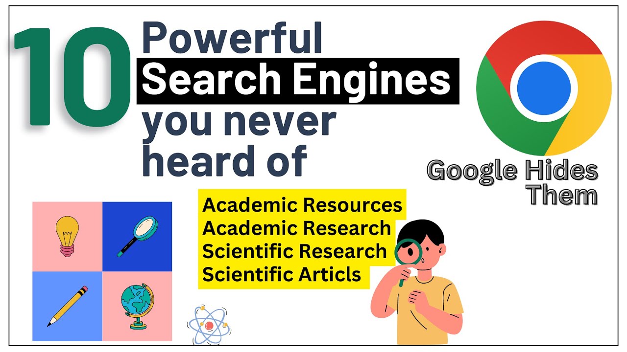Best search engines for research work | scientific research | Google Alternative