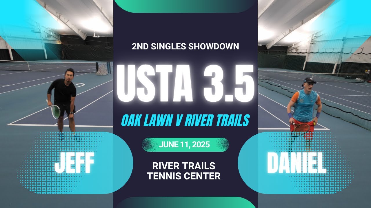 The Human Wall vs The Heavy Hitter: USTA 3.5 BATTLE! 2nd Singles