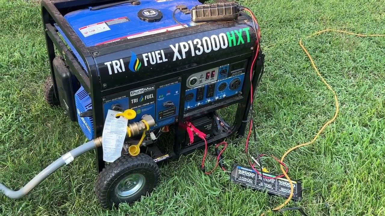 Duromax XP13000HXT Первое подключение к природному газу