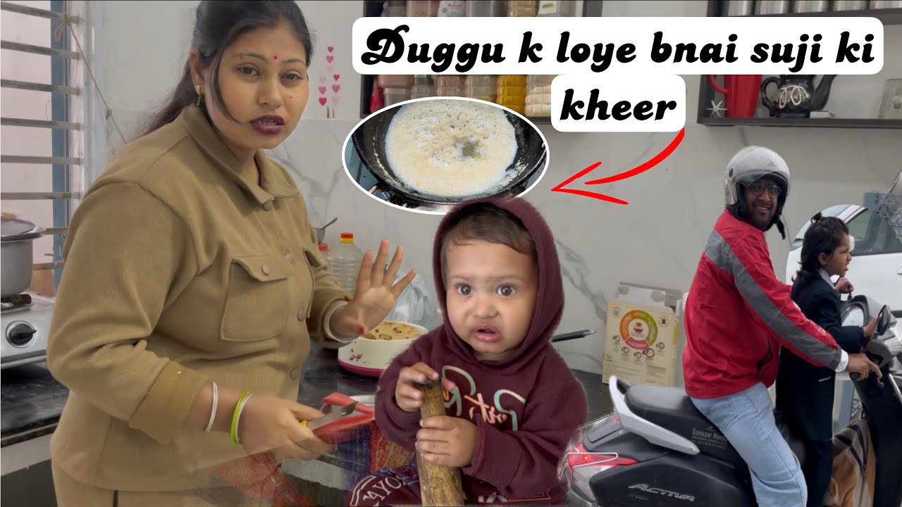 Ab jldi uthkar bhout aacha lgta h😍| Suji ki kheer🫕 | Sweetu k vlogs❤️ |