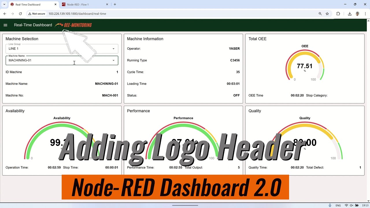 Как добавить логотип в заголовок в Node-RED Dashboard 2.0