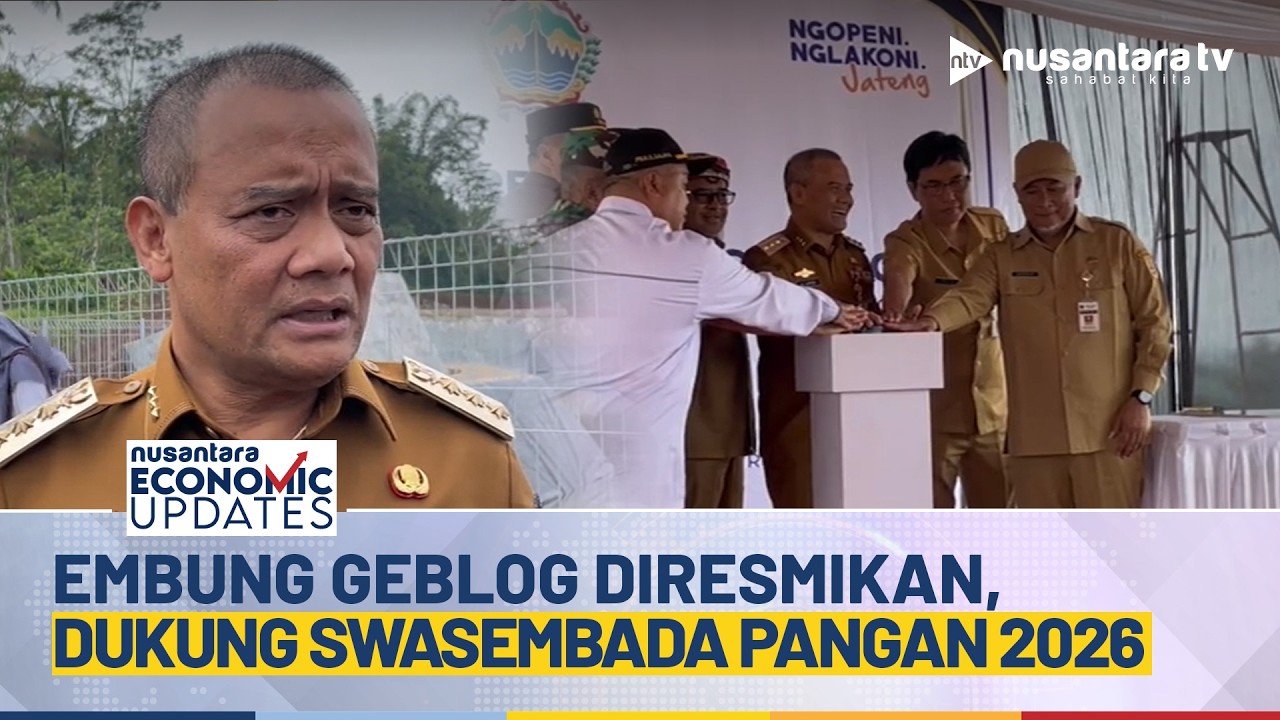 Gubernur Ahmad Lutfi Resmikan Embung Geblog di Temanggung Guna Perkuat Irigasi | NEU