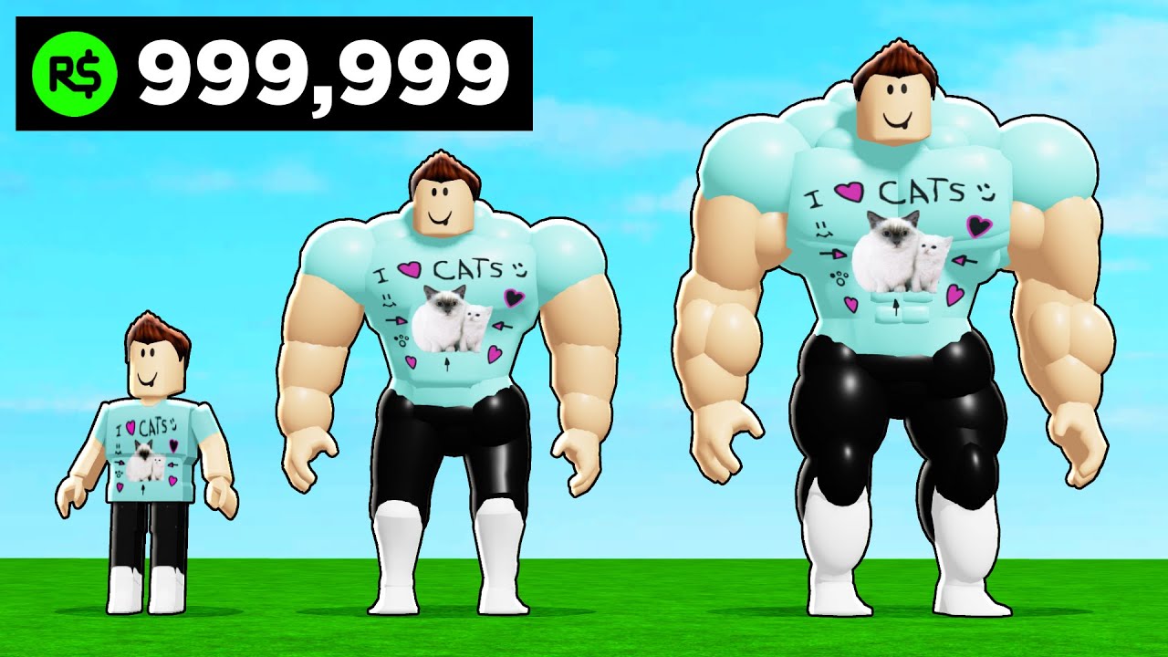 I Paid 999,999 ROBUX to Become the STRONGEST NOOB in Roblox!