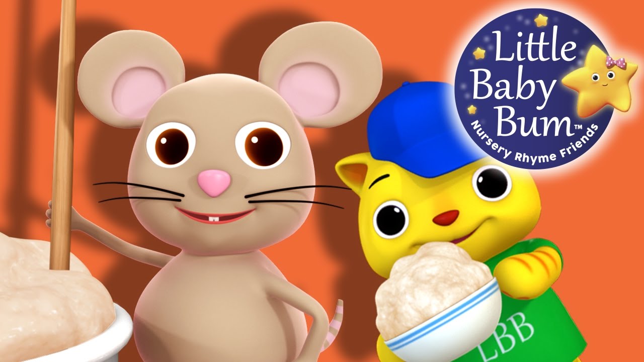 Pease Porridge Hot | Nursery Rhymes for Babies by LittleBabyBum - ABCs and 123s