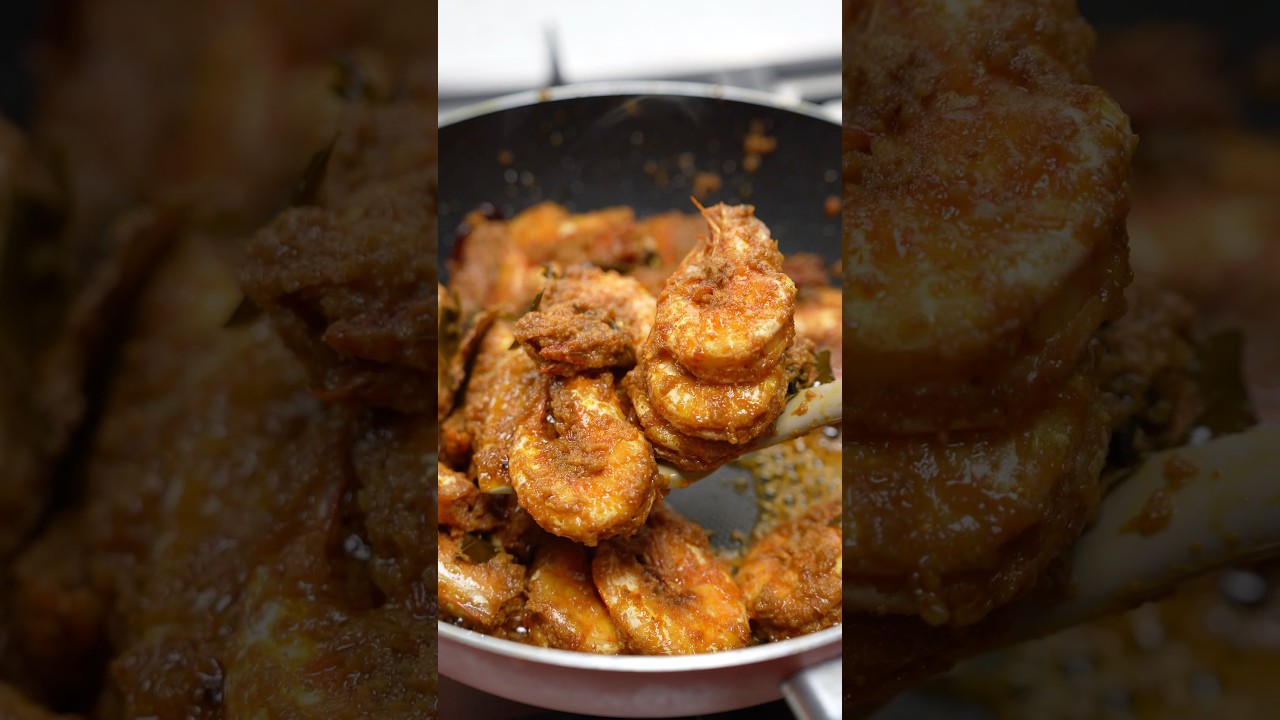 Part 1 - Resepi Udang Malai Kari by Che Sayang Kitchen