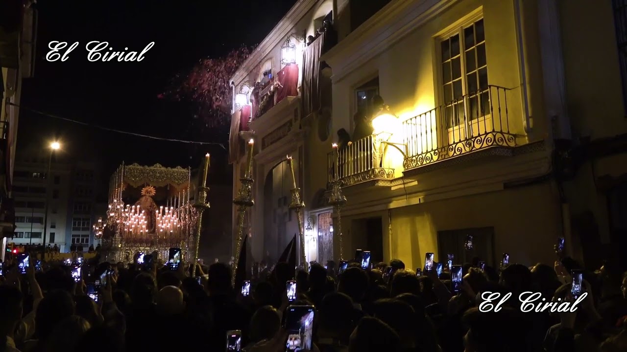 JESUS CAUTIVO Y VIRGEN DE LA TRINIDAD CORONADA MALAGA 2022 CALLE TRINIDAD 4K
