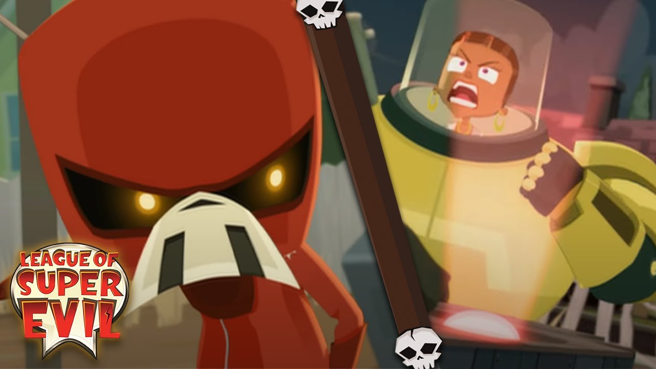 Lightning Liz/The Bank Job : Episode 1 | League of Super Evil | Cartoons for Kids