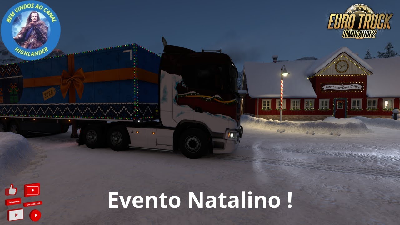 Euro Truck Simulator Mapa Evento Natalino
