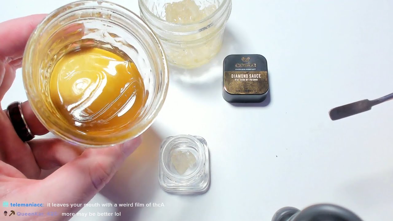 Thc Diamond Sauce at home - Fresh Cannabis Terps - Costa Cannabis
