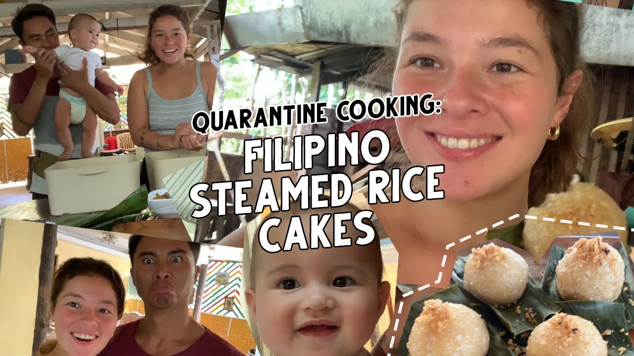 Our Isla Life! Quarantine Cooking: Vegan Filipino Steamed Rice Cakes w/ Coconut (Puto Bolanghoy)