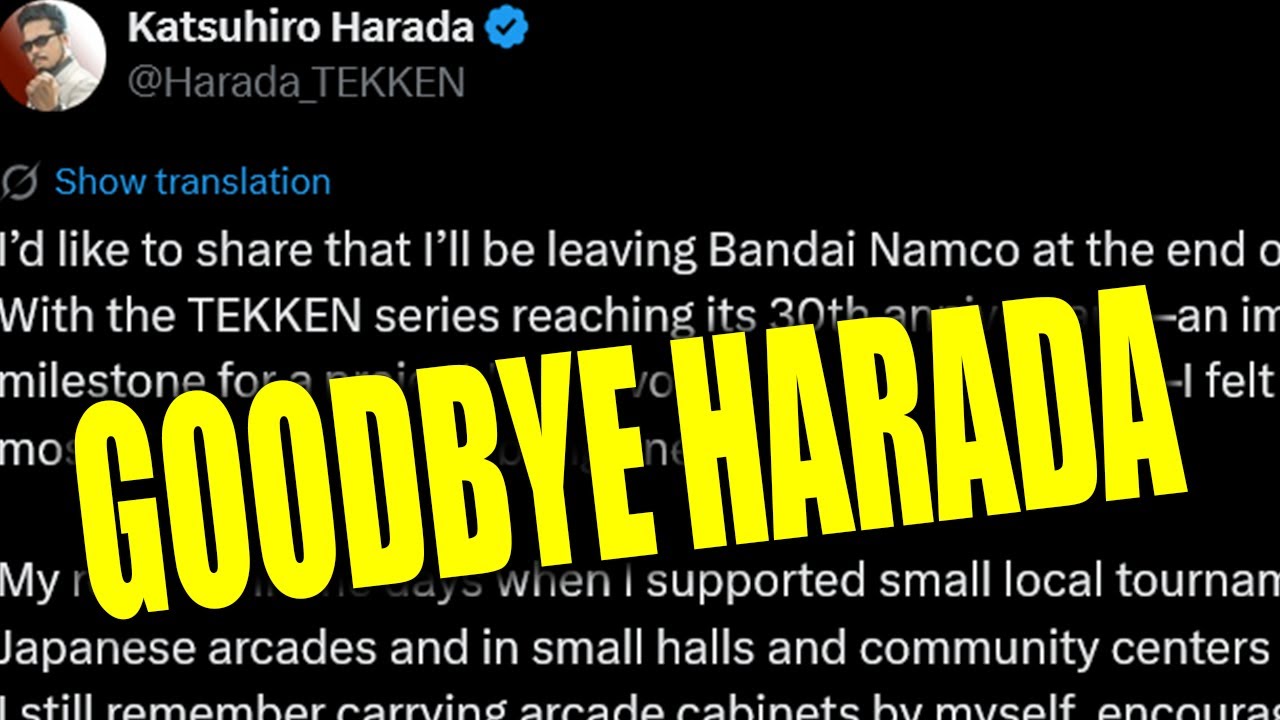 ХАРАДА ПОКИДАЕТ TEKKEN И BANDAI NAMCO