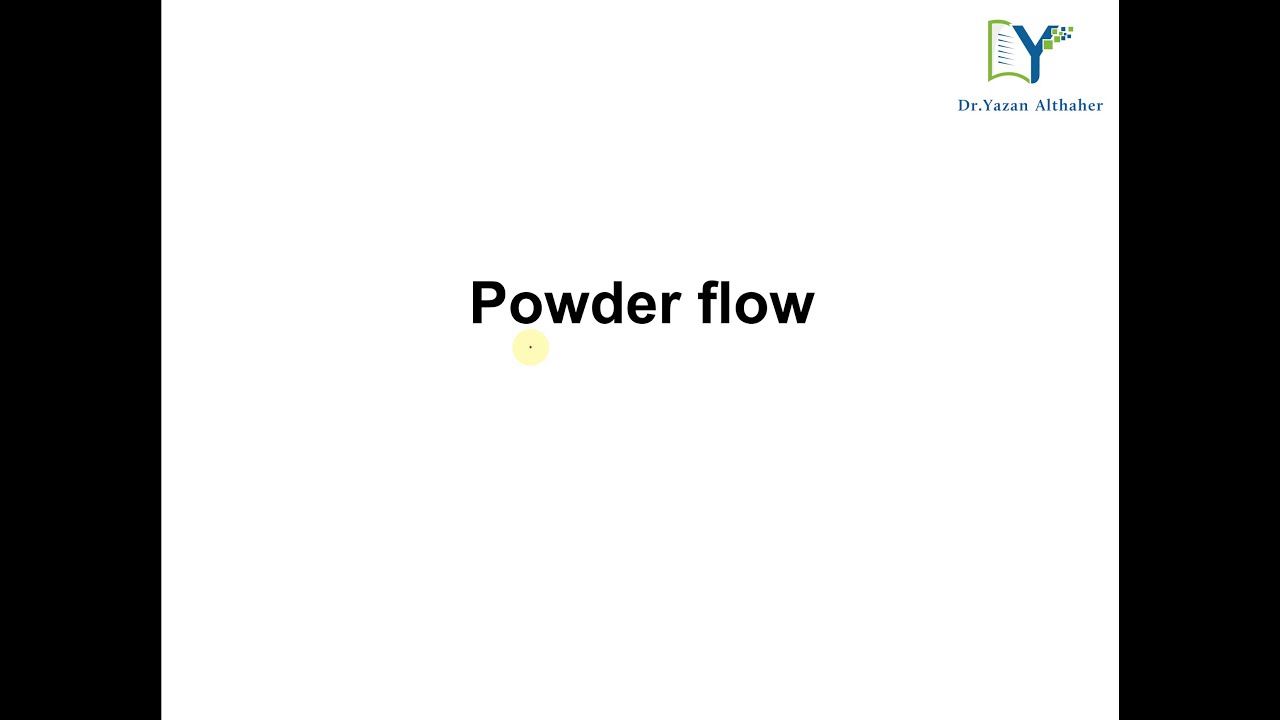 Powder flow