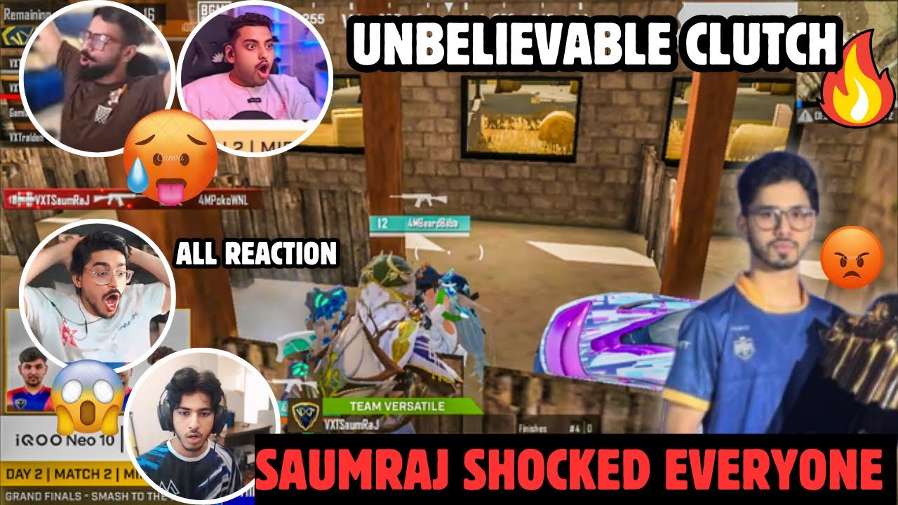 CRAZY REACTION🤯ON SAUMRAJ😎UNBELIEVABLE CLUTCH🔥SHOCKED😱EVERYONE✅