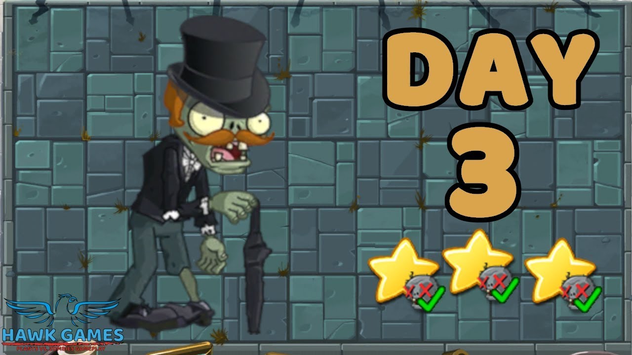 Plants vs Zombies 2 China - Steam Ages Day 3 [Gentleman Zombie]《植物大战僵尸2》- 蒸汽时代 3天