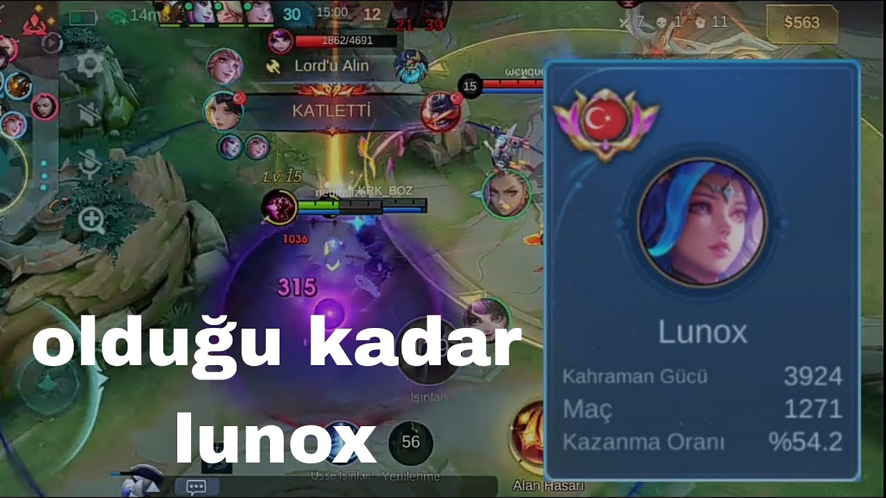 Yoğun istek üzerine lunox öğretici - Mobile Legends 