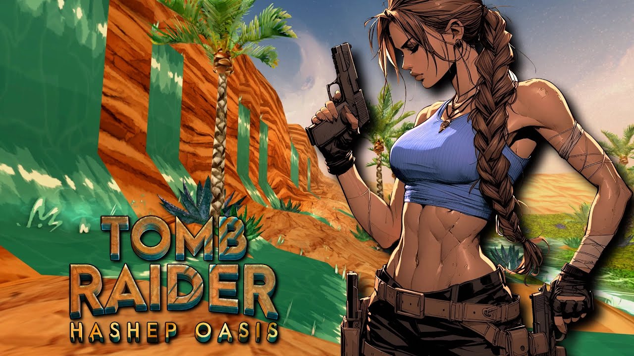 Zagrajmy w Custom Tomb Raider - Hashep Oasis odc. 1 #trle #tombraider