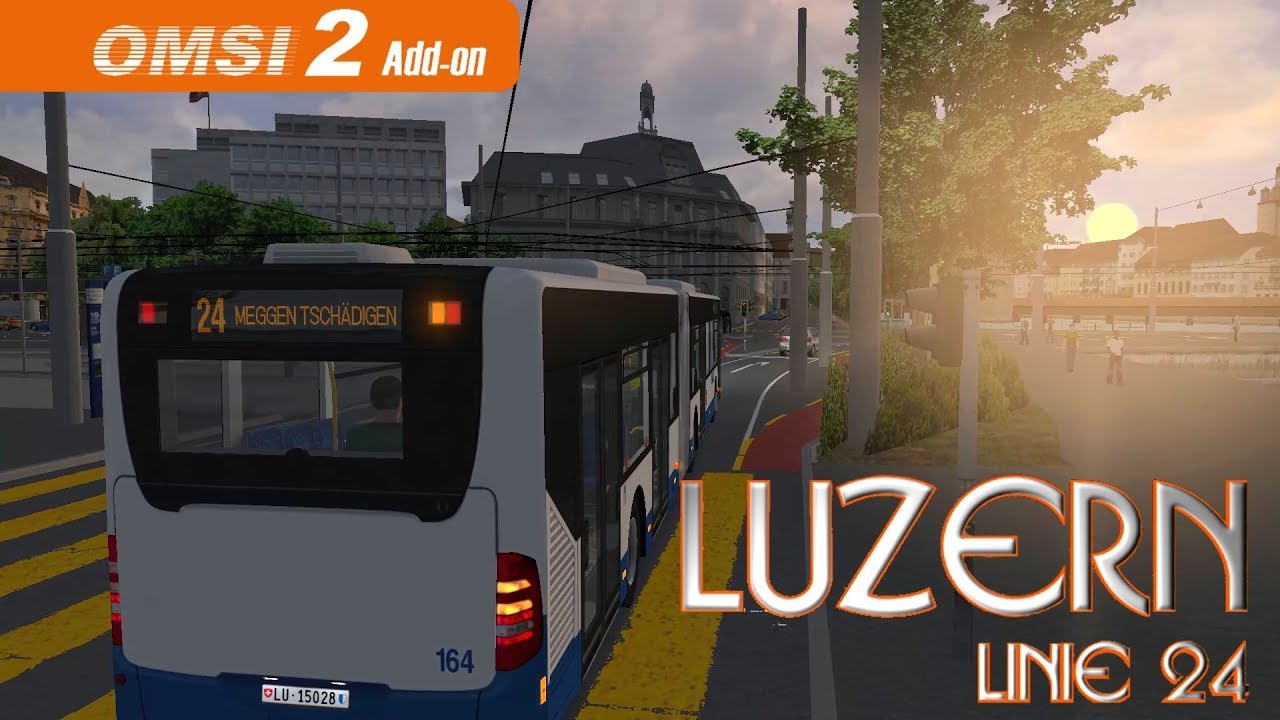 OMSI 2 Luzern Linie 24 | Die ganze Linie nach Meggen! ☆ Let's Play OMSI 2 | #572