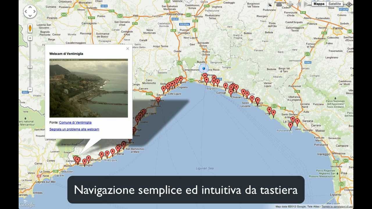 Liguria Webcam per Google Chrome