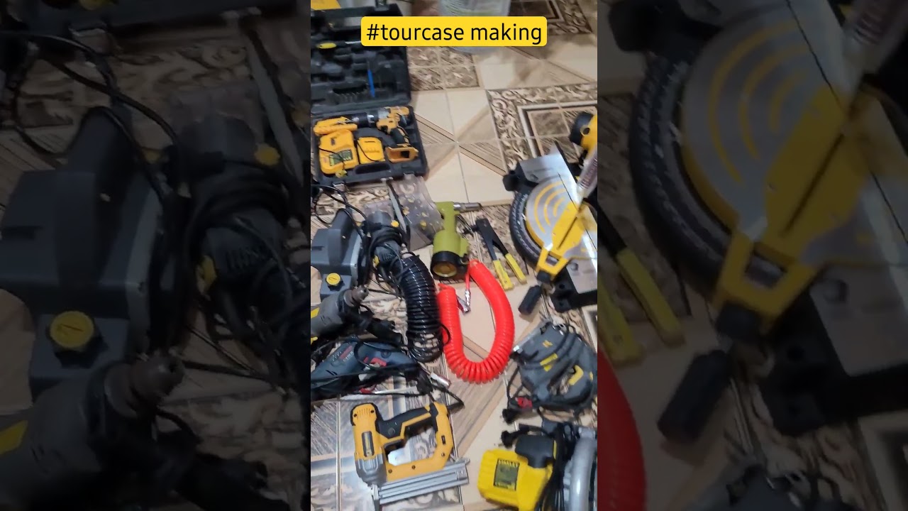 tour case accesories and power tools